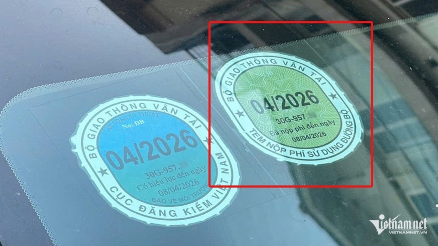 Bỏ tem đăng kiểm dán trên kính ô tô từ năm 2027